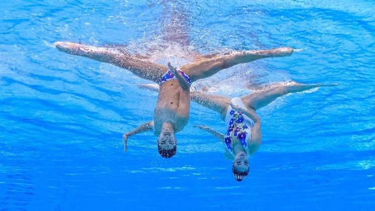 Gana México bronce en dueto mixto doble de natación artística 