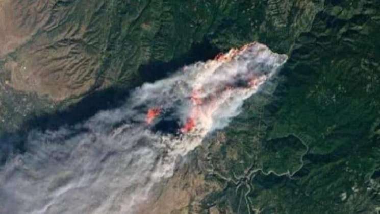 Controlan el 90% del incendio forestal en sierra de Oaxaca