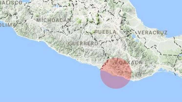 Se registra sismo de magnitud 4.0 en Salina Cruz, Oaxaca