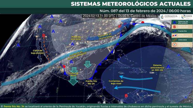 Nublados y ambiente fresco se percibirán este martes en Oaxaca 