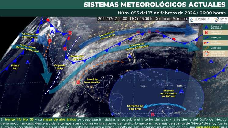 Bajas temperaturas,lluvias variables y fuertes vientos en Oaxaca 