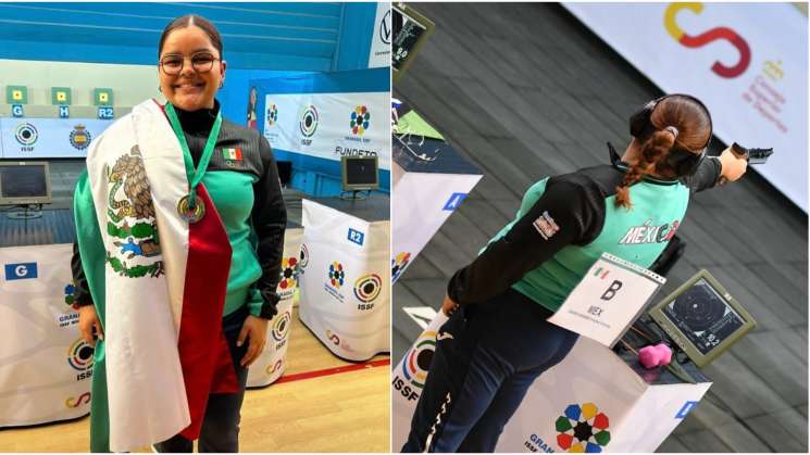 La mexicana Andrea Ibarra gana plata en Copa Mundial de tiro