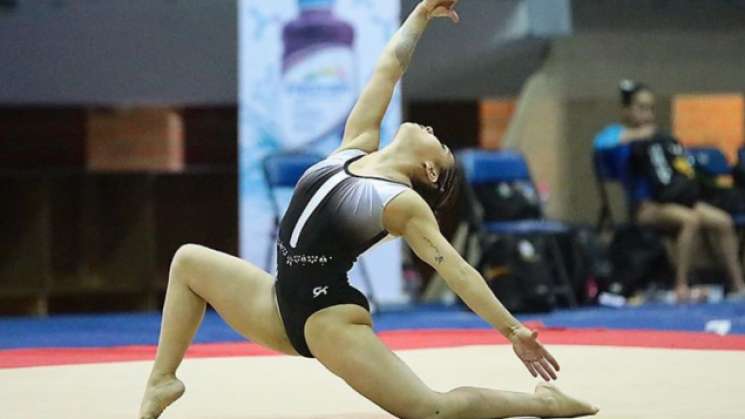 La gimnasta Cassandra Loustalot gana 8 lugar en copa del mundo 