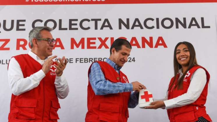 Arranca colecta nacional de la Cruz Roja Mexicana