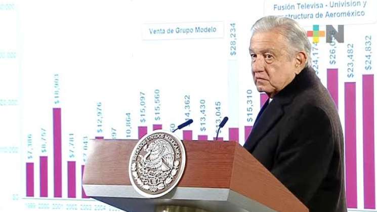 Anuncia AMLO crecimiento económico del 3.2% y aprobación de 77%