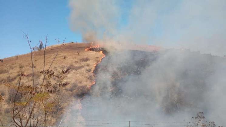 Atiende Coesfo incendios registrados en varios puntos de Oaxaca