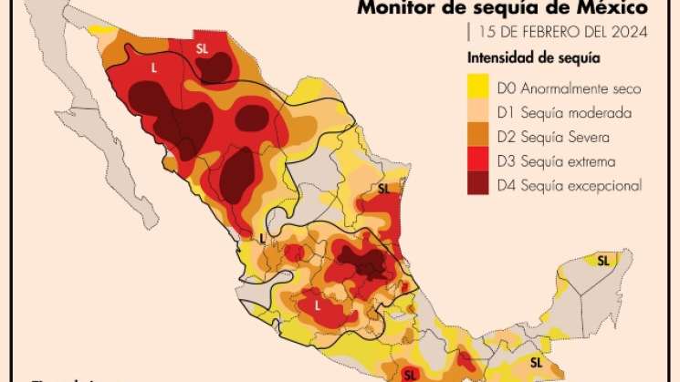 De 210 presas en México 4 se encuentran vacían tras sequías 