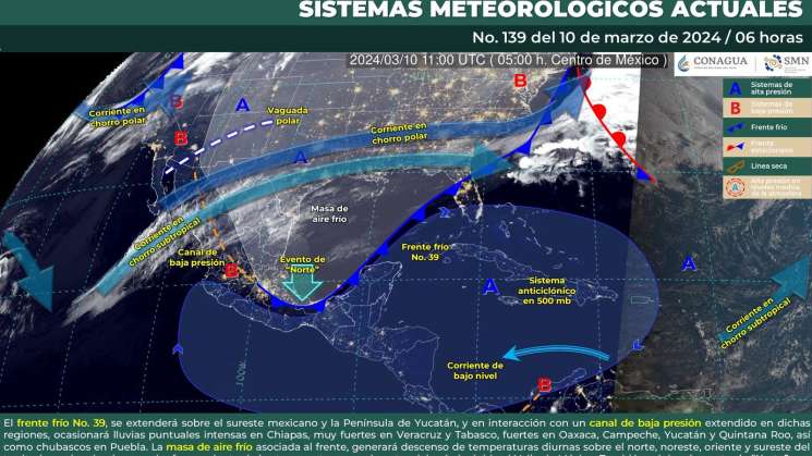 Ambiente caluroso y lluvias ligeras en zonas de Oaxaca 