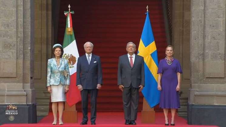 Tras recibir AMLO a reyes de Suecia viajarán por tren maya