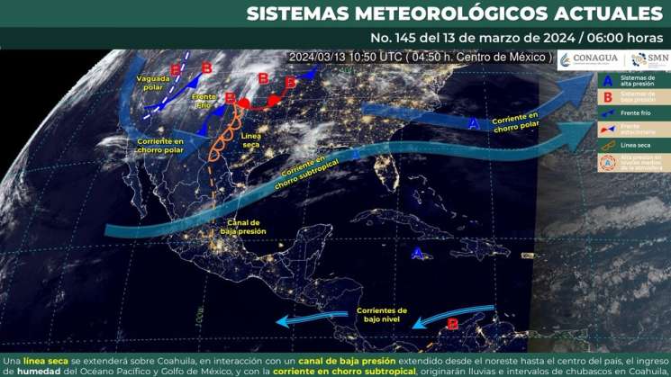 Se prevén lluvias y tormentas aisladas en algunas zonas de Oaxaca