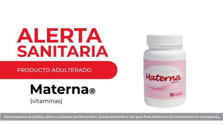 Alerta Cofepris de adulteración en vitaminas para embarazadas