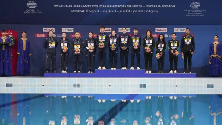 México gana 2 medallas de plata en Copa del Mundo de Clavados