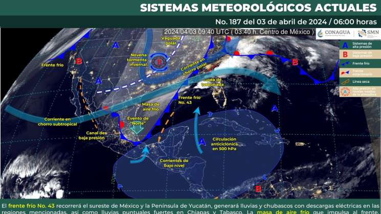 Vientos del Norte se prevén para Oaxaca este miércoles 