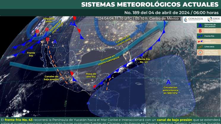 Se prevé que vientos del norte continuarán este jueves en Oaxaca