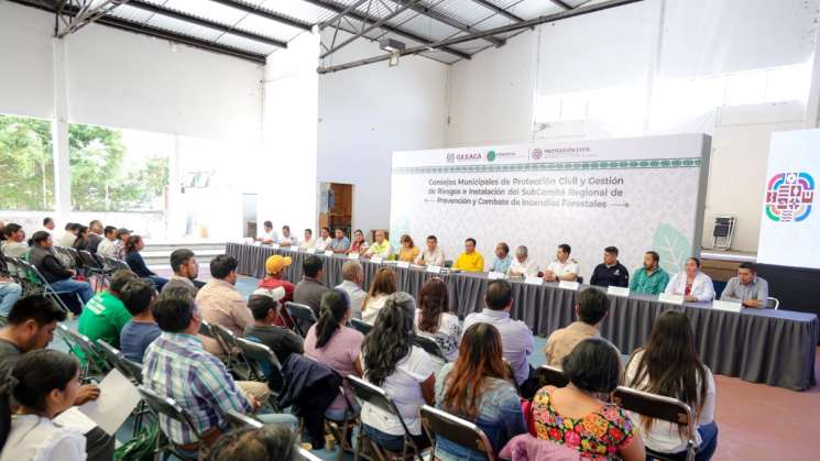 Crean mesa para evitar incendios en Sierra de Juárez 