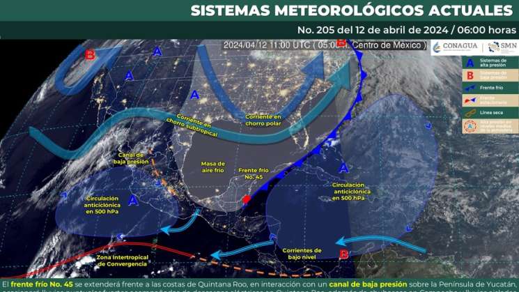   Se prevén vientos del norte para Oaxaca durante este viernes   