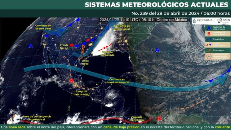  Continuarán altas temperaturas en la mayor parte de Oaxaca 