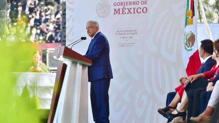 AMLO conmemora la batalla del 5 de Mayo en Puebla 