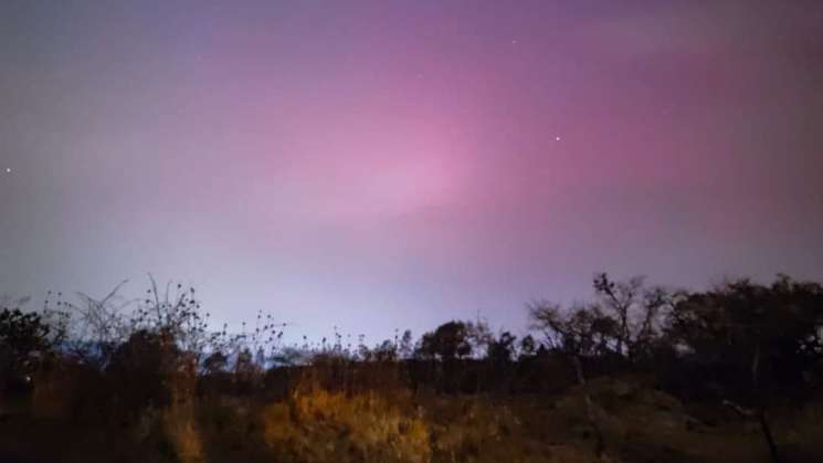 Auroras boreales en el norte de México