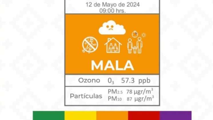 Mala calidad del aire en capital de Oaxaca, evite exponerse 