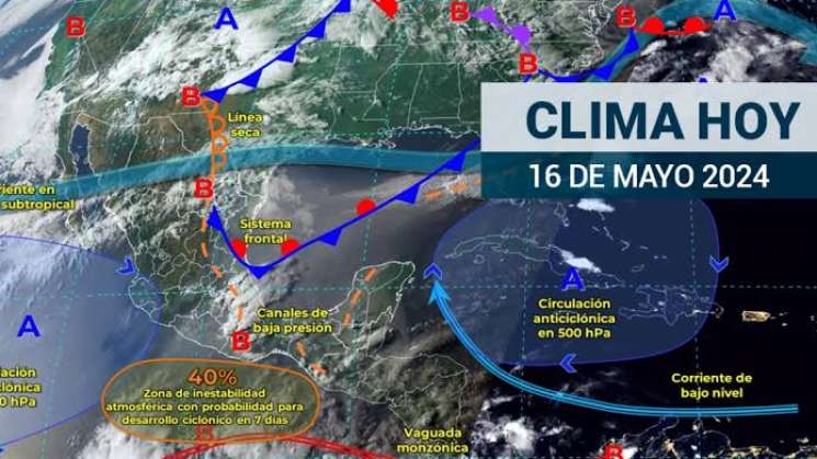 Se pronostica calor y lluvias fuertes por la tarde en Oaxaca