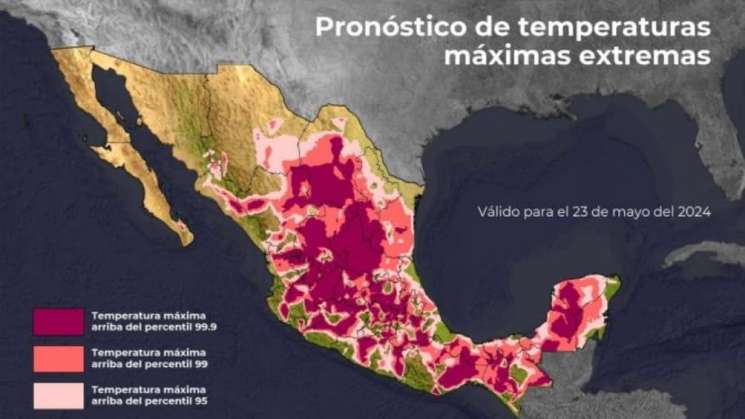  Prevén tercera ola de calor en Oaxaca a partir de este lunes    