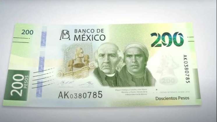 Se imprime nuevo billete de 200 pesos en México 