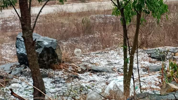  Se registra lluvia con granizo en municipios de región Mixteca