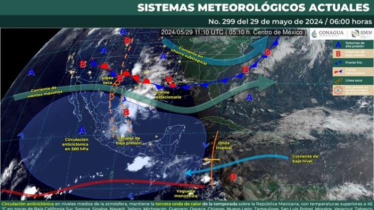 Seguirán temperaturas superiores a 45 grados en Oaxaca    