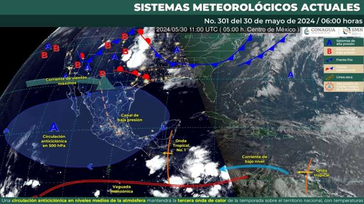  Oaxaca, entre 12 estados que continúa con tercera ola de calor