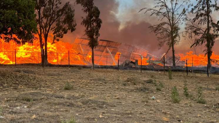   Reportan como controlado incendio en San Miguel Etla  