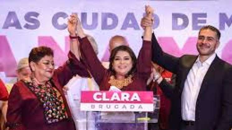 Declaran a Clara Brugada, virtual ganadora en CDMX