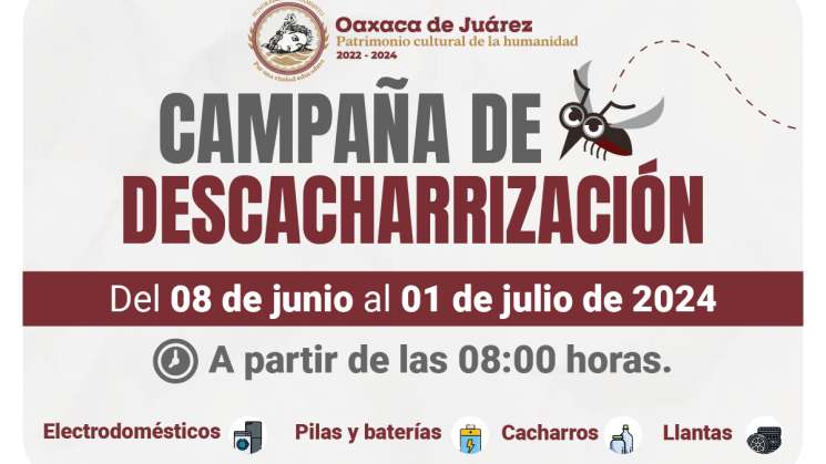 Inicia campaña de descacharrización para prevenir el dengue 