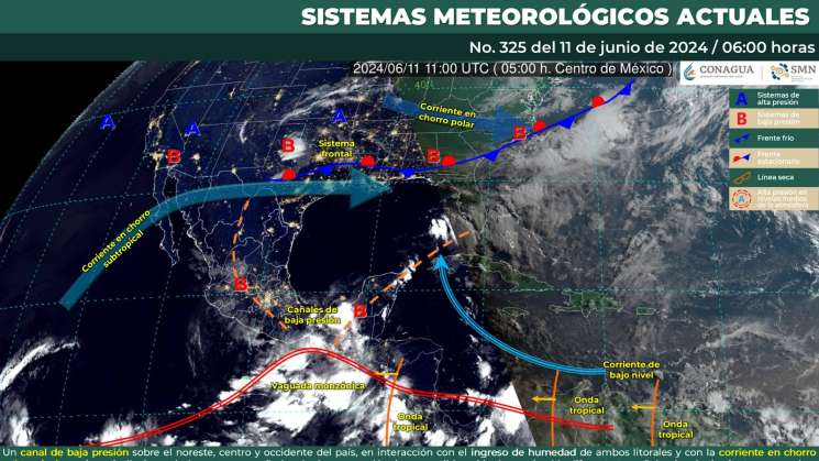 Siguen lluvias de intensidad variable en regiones de Oaxaca 