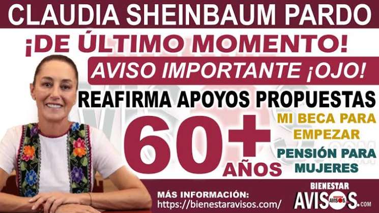 Anuncia Claudia Shembaum apoyo de 3 mil pesos a mujeres