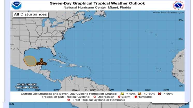  Zonas de baja presión aumentan probabilidad de lluvias en Oaxaca