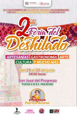 Invita San José del Progreso a Segunda Feria del Deshilado