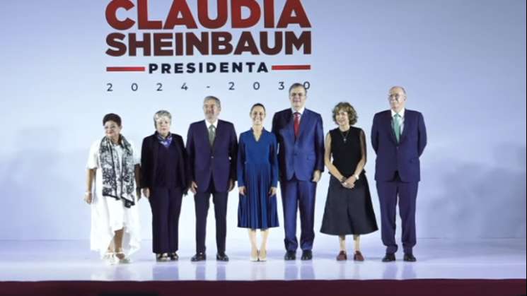 Claudia Shembaum da a conocer a 6 miembros de su gabinete 