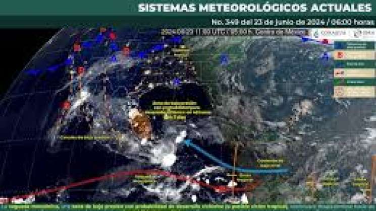 Este domingo se prevén lluvias localmente fuertes en Oaxaca 