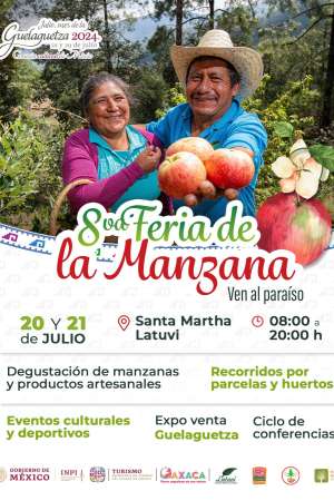 Realizará Santa Martha Latuvi octava Feria de la Manzana  