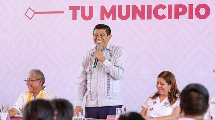 5 mdp a San Martín Lachilá con programa trasforma tu municipio 