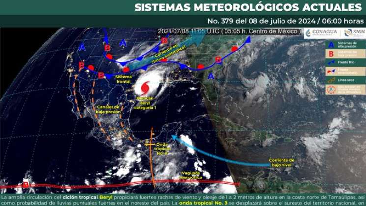  Pronostican lluvias en diferentes partes de Oaxaca para la tarde