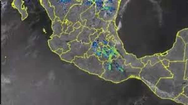  Prevén chubascos para esta tarde en regiones de Oaxaca 