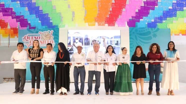   Inauguran Expo Feria del Queso y Quesillo 2024 en Reyes Etla  