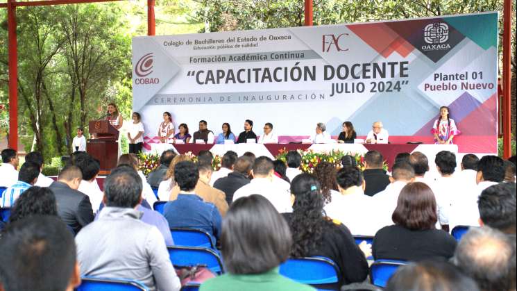 Inicia Cobao Jornada de Capacitación Docente Julio 2024    