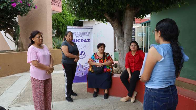  Mujeres Constructoras de Paz rescatan espacios públicos   