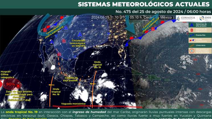 Lluvias tempranas para este domingo en algunas regiones de Oaxaca