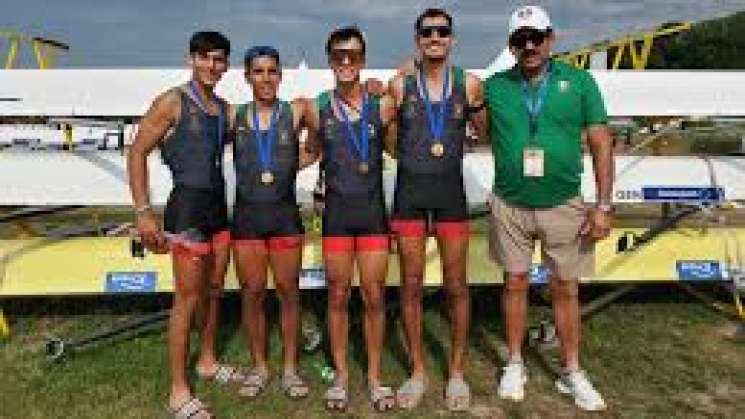 Oro por equipo para México en mundial de remo en Canada