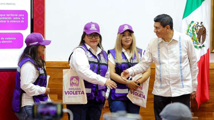  Anuncian Brigada Violeta contra la violencia de género 