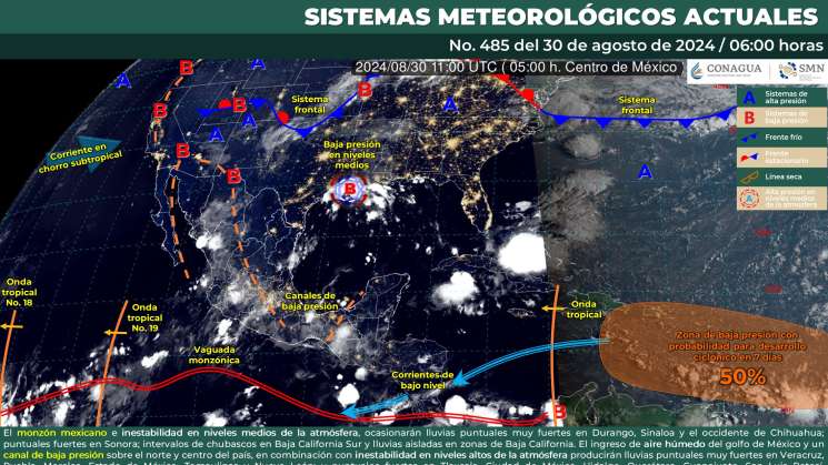 Seguirán para esta tarde-noche de viernes tormentas en Oaxaca 